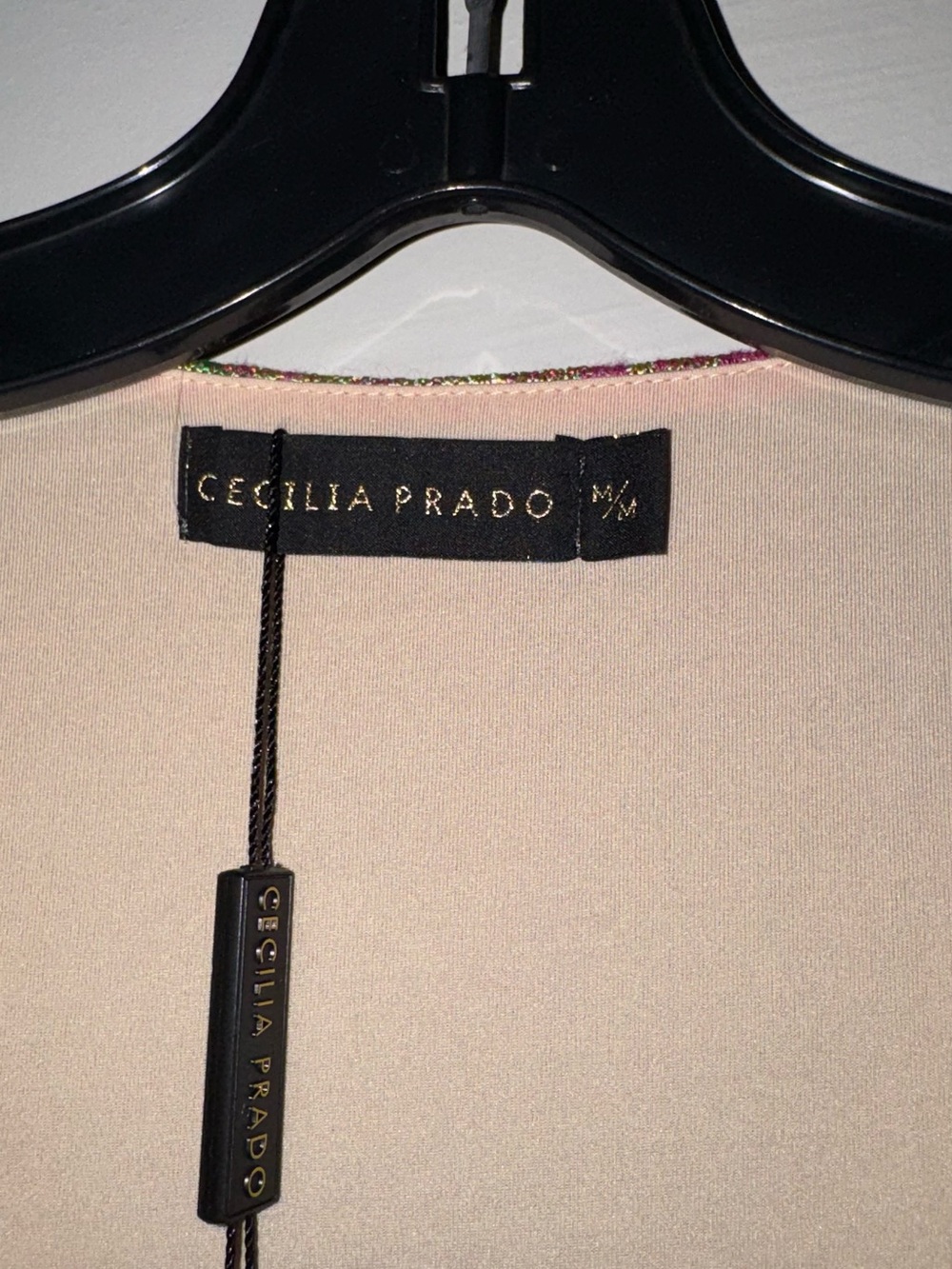 Cecilia Prado Sleeveless Fuchsia Maxi Dress with Tropical Beaded Motif - Picture 10 of 16